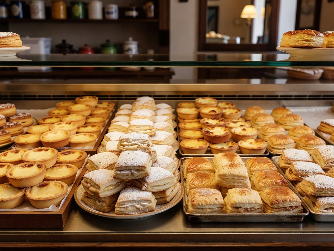 Casa Piriquita in Sintra pastry showcase